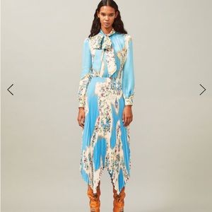 NEW TORY BURCH SUNBURST PLEATED SKIRT